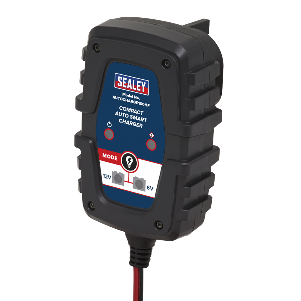 6/12V Compact Smart Trickle Charger & Maintainer 1A