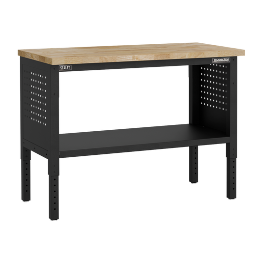 Superline PRO&#174; Modular Workbench with Wooden Worktop 1265mm