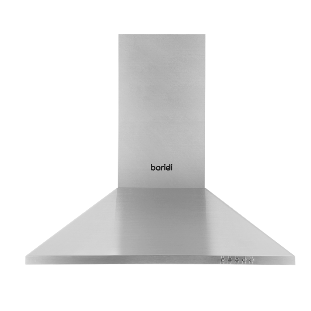 Baridi Cooker Hood with Carbon Filters 60cm - Stainless Steel