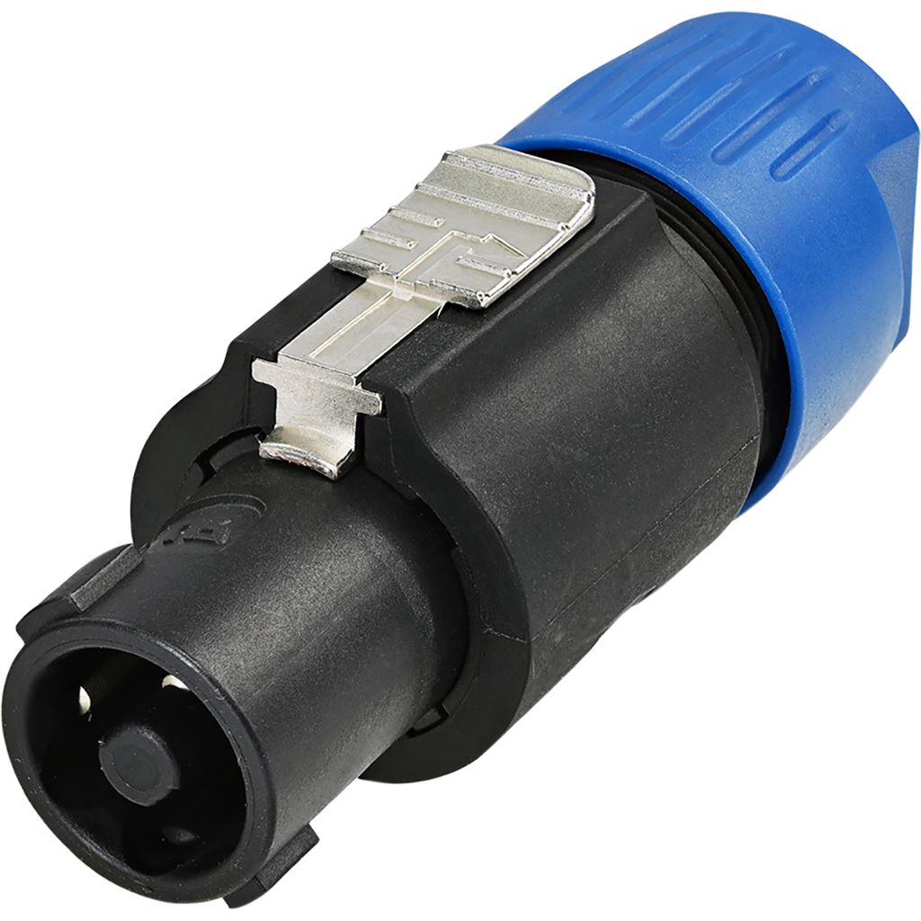 REAN RCLS4F-G 4 pole loudspeaker cable connector with compatible with Speakon connectors