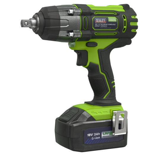 1/2"Sq Drive Cordless Impact Wrench 18V 3Ah