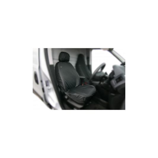 Van Seat Covers - Front Set - Black - Ford Connect Base