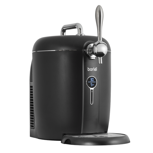Baridi 6L Beer Keg Dispenser Tap with Electric Compressor and Integrated Cooling, No Gas Cartridges - DH115