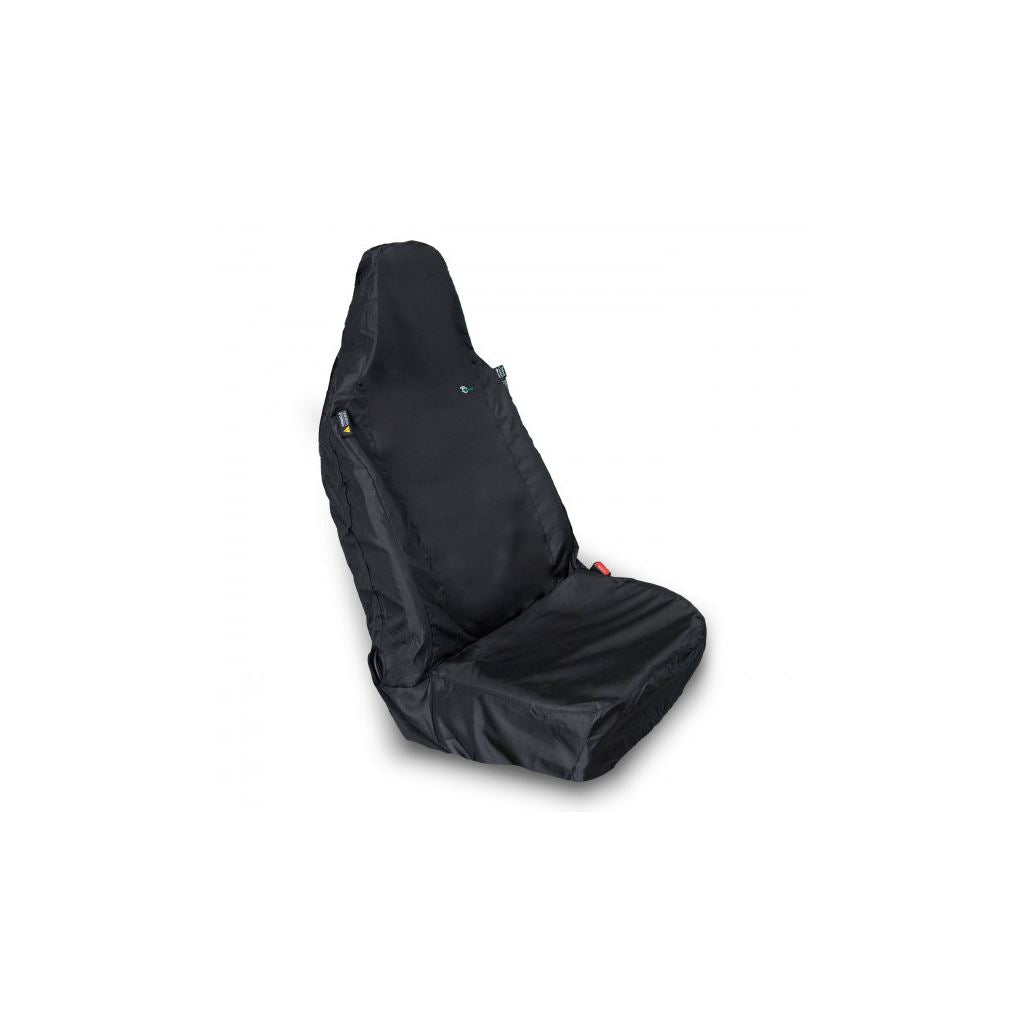 Universal Airbag Compatible Single Seat Cover - Black - One size