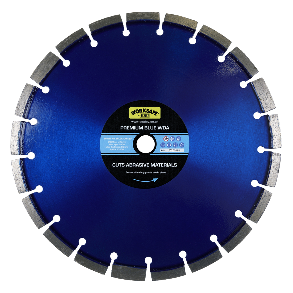 Worksafe&#174; Premium Blue WDA Diamond Blade 300 x 20mm