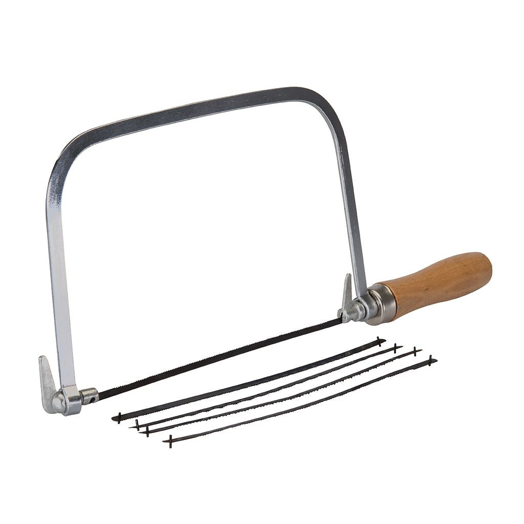 Silverline Coping Saw & 5 Blades - 170mm