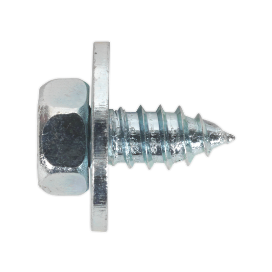 Zinc Plated Acme Screw with Captive Washer M14 x 1/2" - Pack of 100