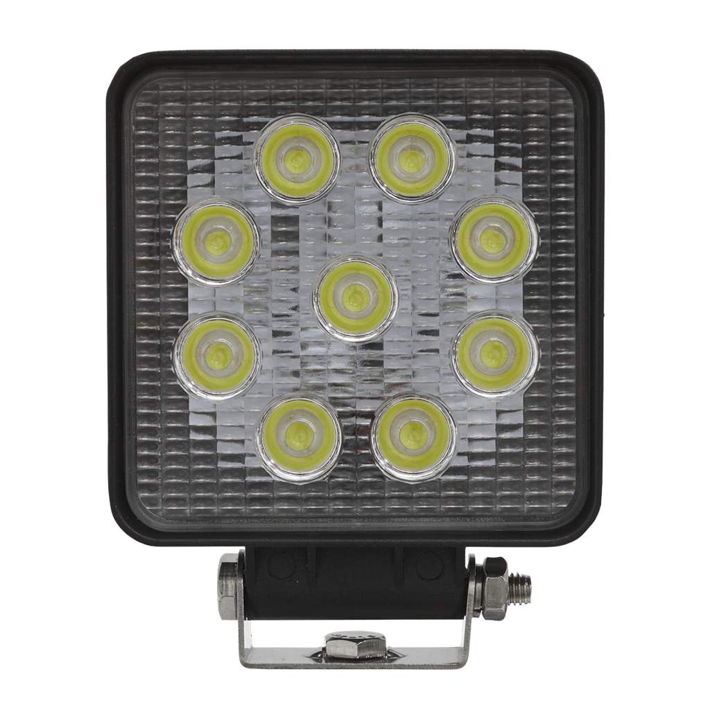 27W LED Worklight, 2160 Lumens, IP68, ECE R10 Certified, Adjustable Bracket