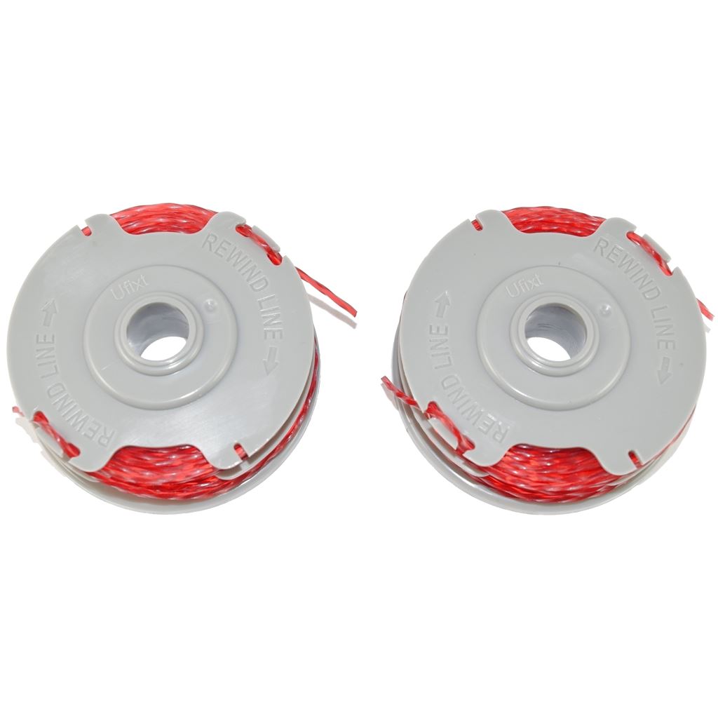 2 x Trimmer Strimmer Spool & Line Double Autofeed Compatible With Flymo FLY021 | Ufixt Replacement