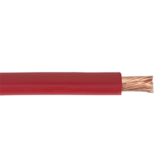 10m Automotive Starter Cable 196/0.40mm 25mm&#178; 170A - Red