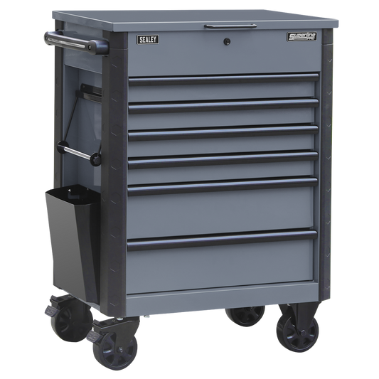 Superline Pro&#174; Tool Trolley 6 Drawer - Grey