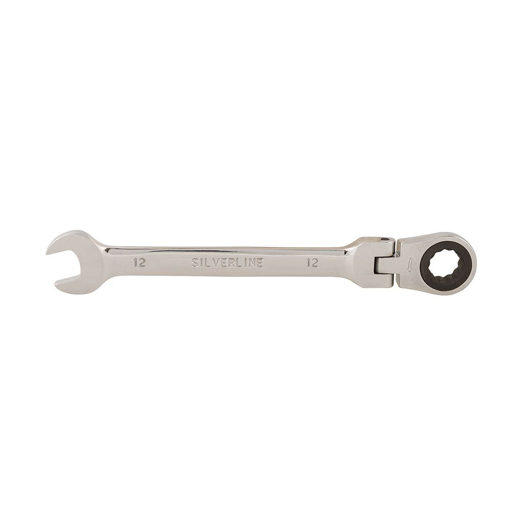 Silverline Flexible Head Ratchet Spanner - 12mm