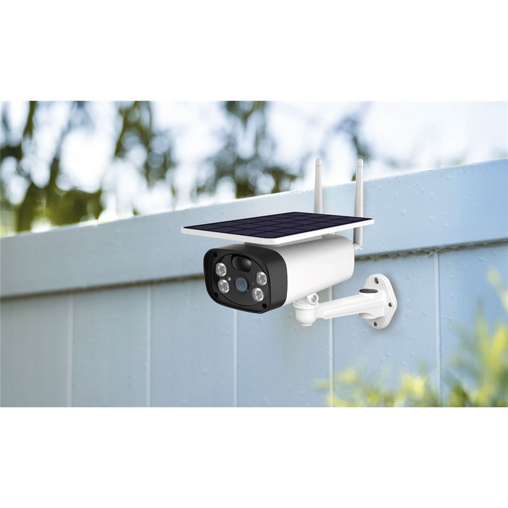 Outdoor WiFi Solar Security Camera with LEDs