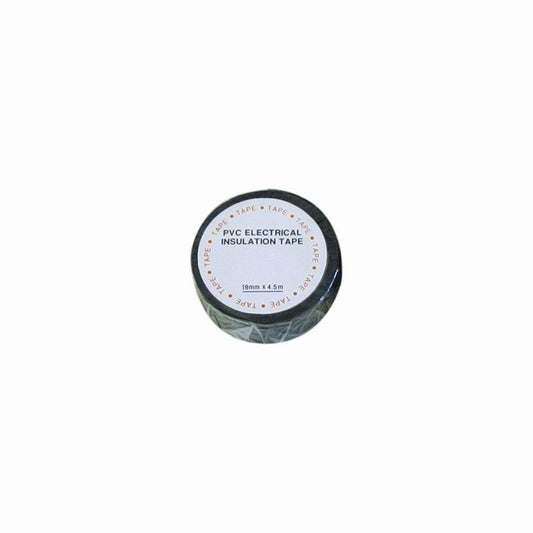 PVC Insulation Tape - Black 19mm x 20m - Pack Of 10