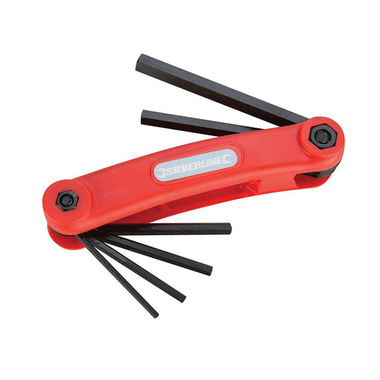 Silverline Hex Key Metric Tool 7pce - 2.5 - 10mm