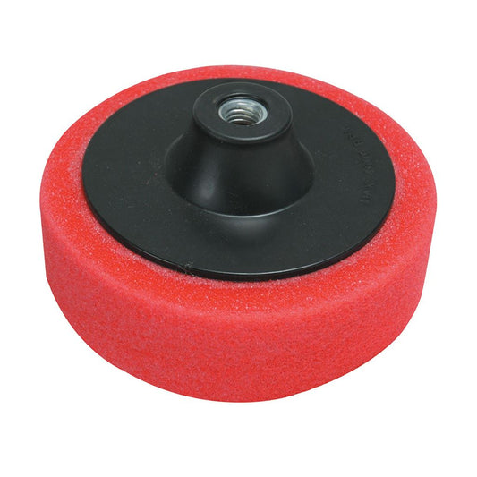 Silverline M14 Foam Polishing Head - 150mm Ultra-Soft Red