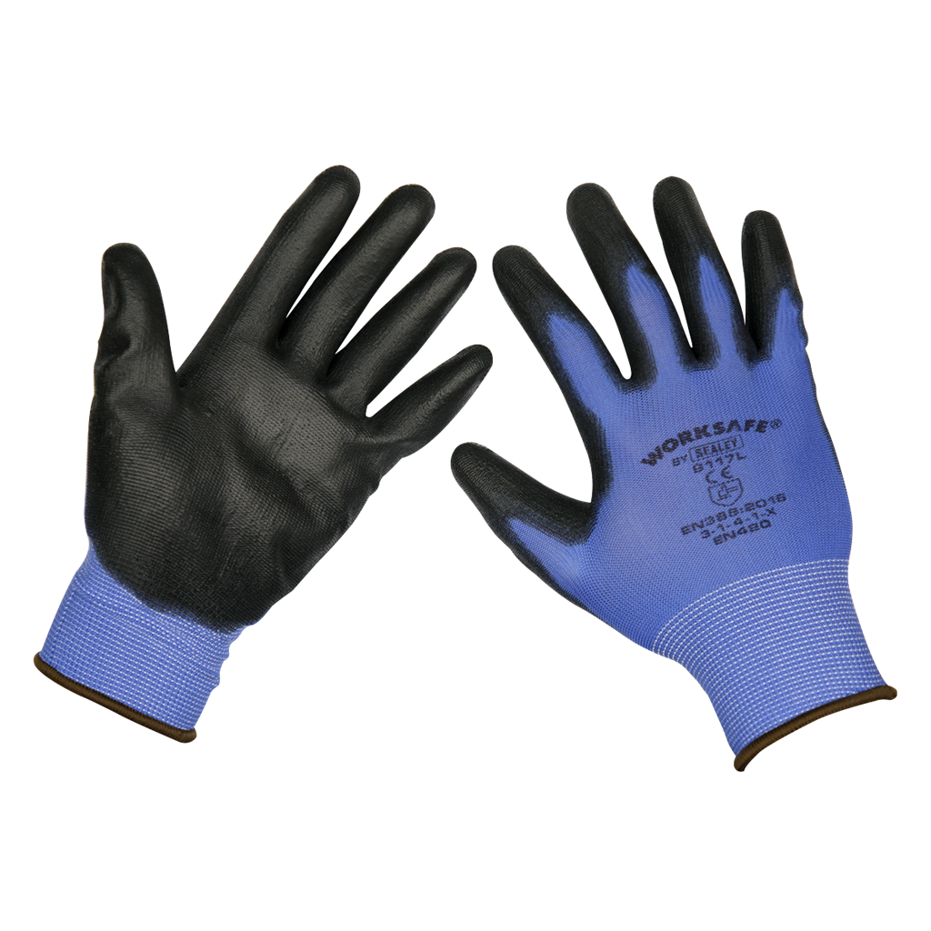 Worksafe&#174; Lightweight Precision Grip Gloves, Large - Pair