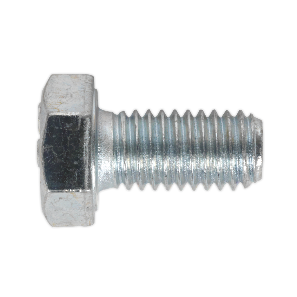 8.8 Zinc Plated HT Setscrew M8 x 16mm, DIN 933 - Pack of 50