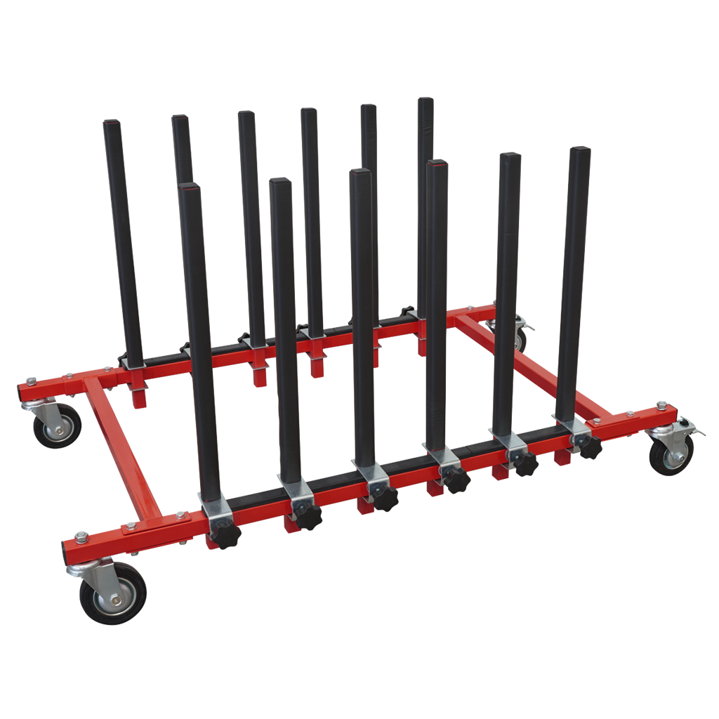 5 Panel Mobile Storage Rack