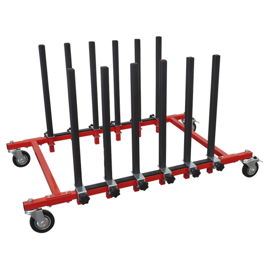 5 Panel Mobile Storage Rack