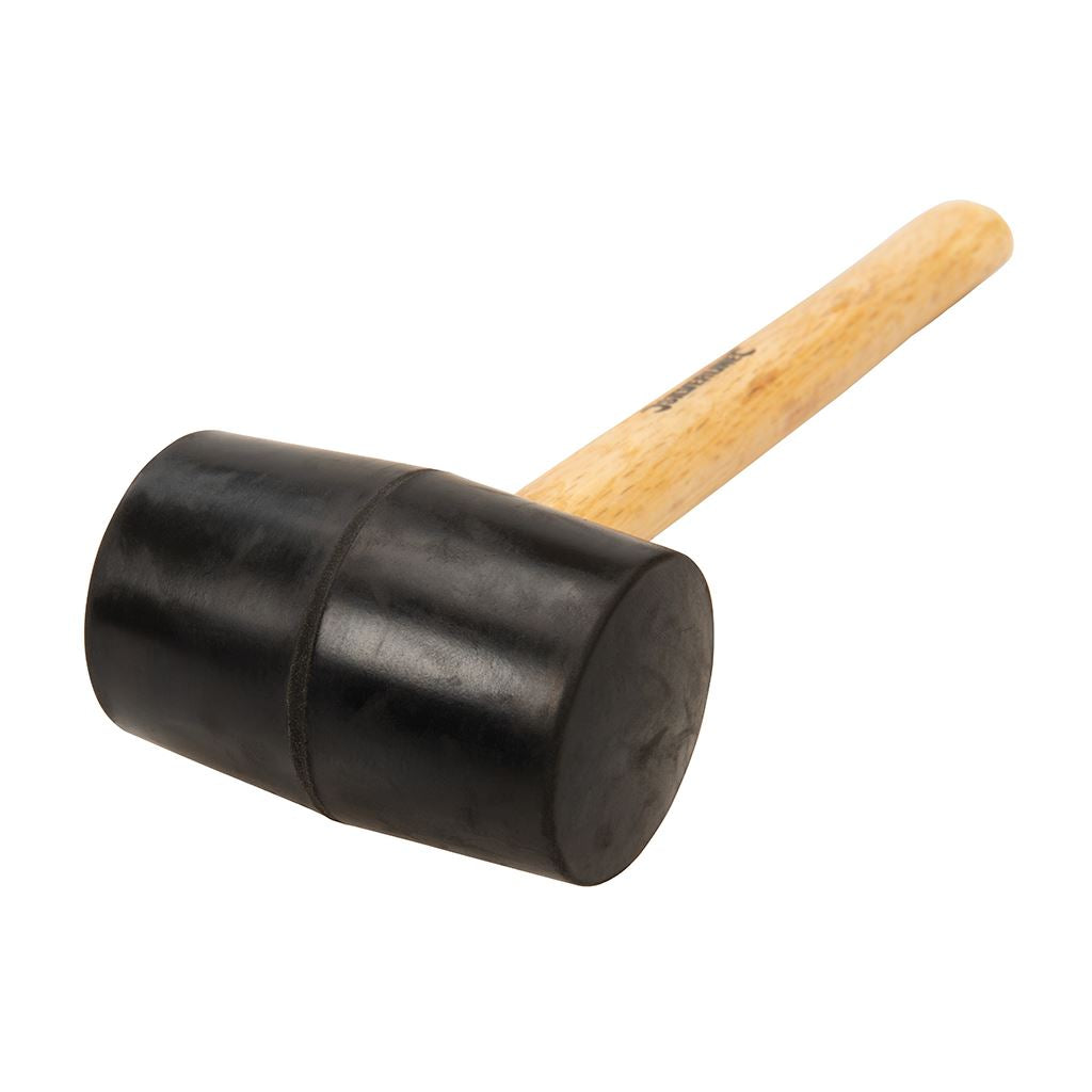 Silverline Black Rubber Mallet - 16oz (454g)