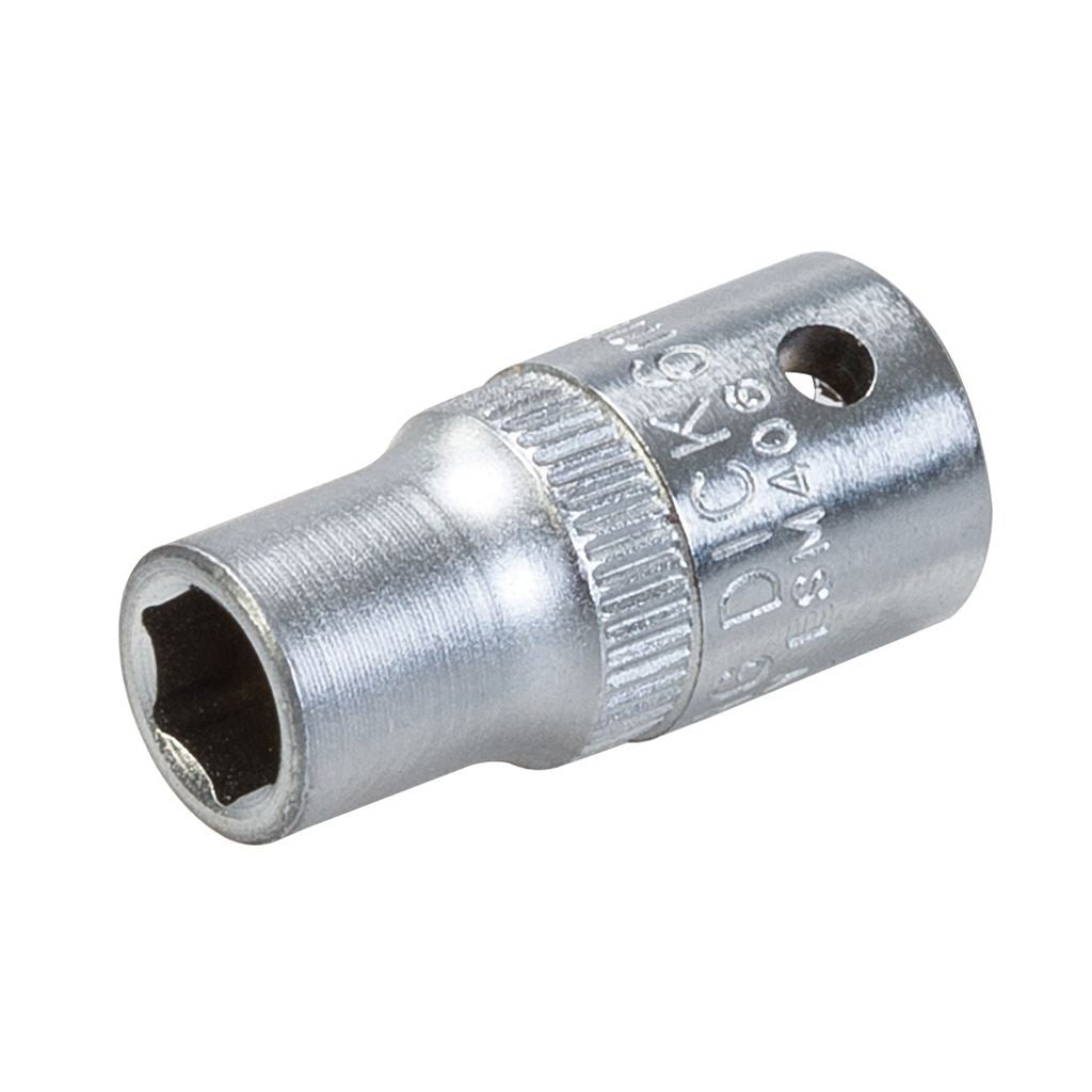 King Dick Socket SD 1/4" Metric 6pt - 6mm