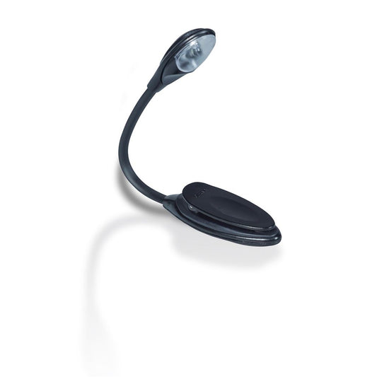 St Helens Home and Garden Battery Operated Book Light With LED Flexible Head and Sturdy Clip.