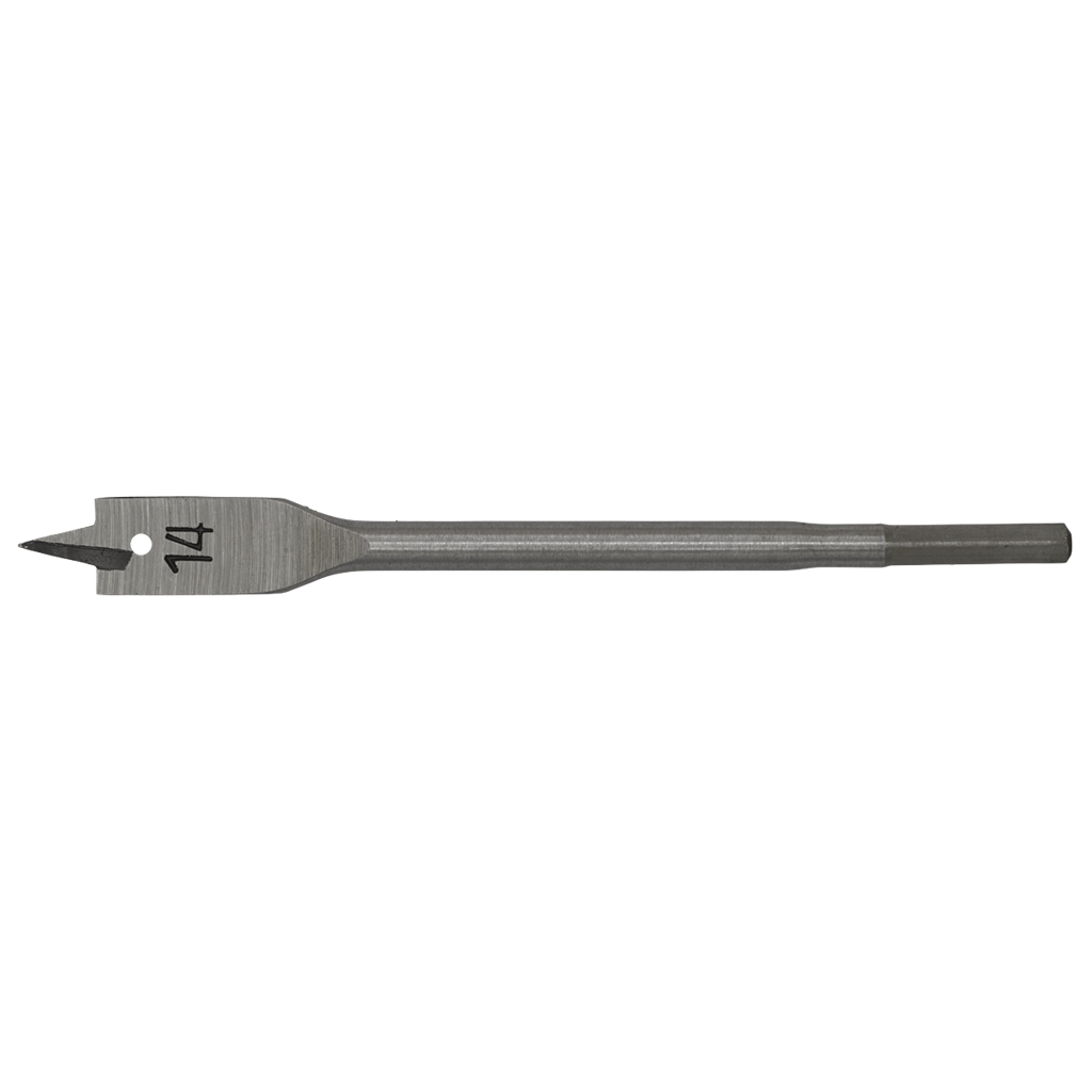 Worksafe&#174; Flat Wood Drill Bit 14mm x 152mm