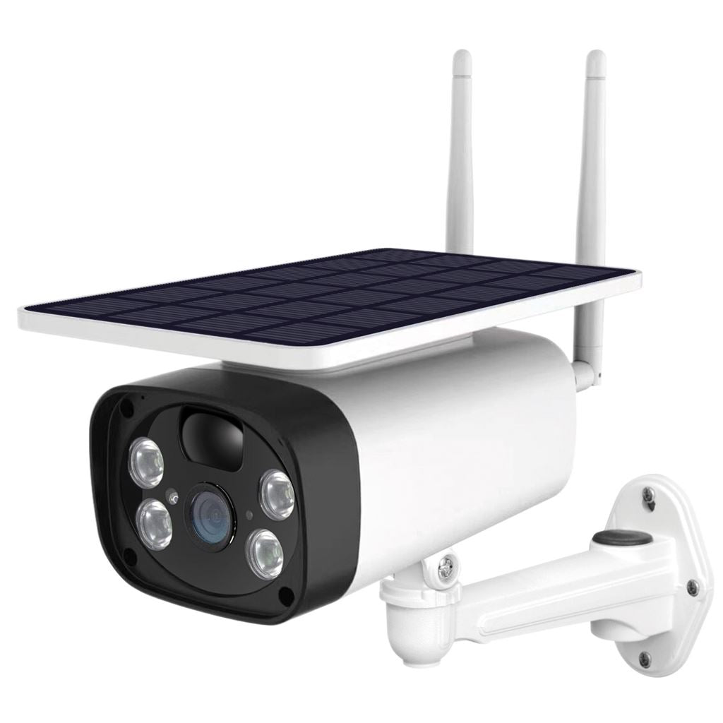 Outdoor WiFi Solar Security Camera with LEDs
