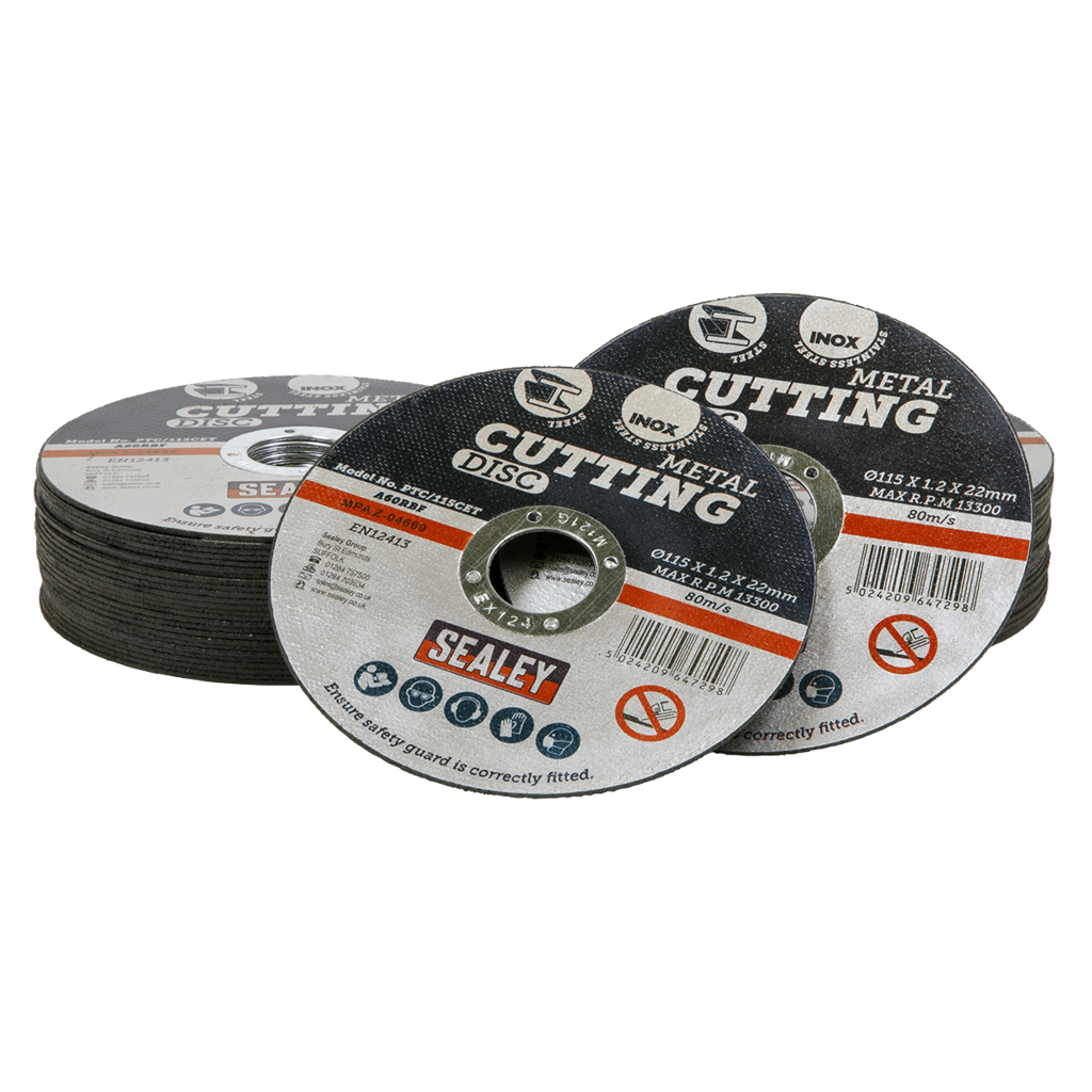 115 x 1.2mm Cutting Disc 22mm Bore - Pack of 50