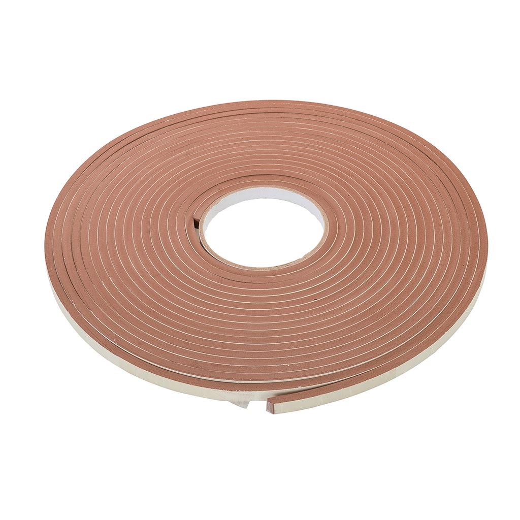 Fixman Self-Adhesive EVA Foam Gap Seal - 3 - 8mm / 10.5m Brown