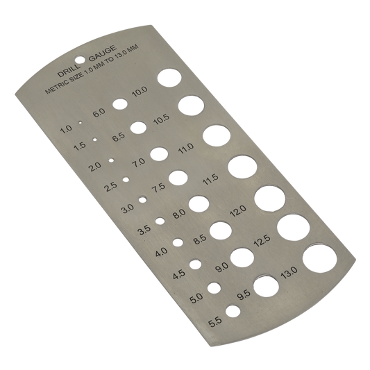 Drill Gauge Metric &#216;1-13mm