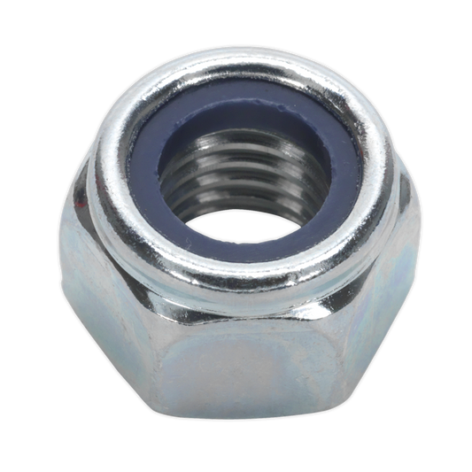 Zinc Plated Nylon Locknut M12, DIN 982 - Pack of 25