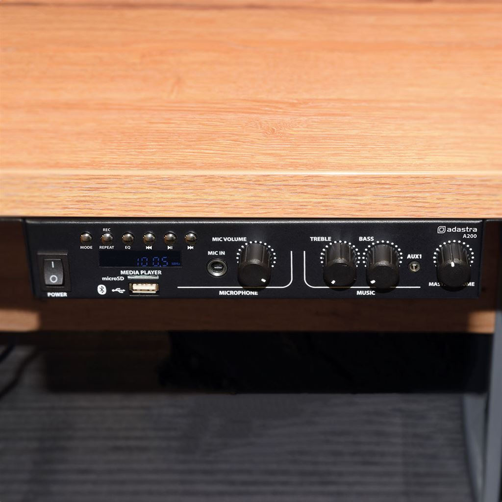 A200 Stereo PA Amplifier - Compact Mixer-Amp 2x100W