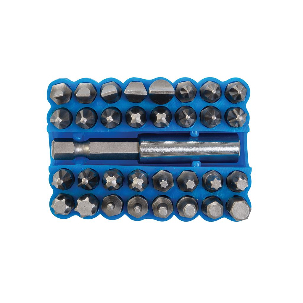 Silverline Screwdriver Bit Set 33pce - 25mm