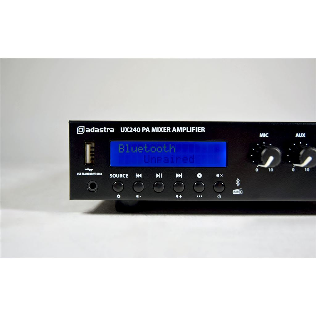 UX Series Compact 100V Mixer-Amplifiers - UX240 240W