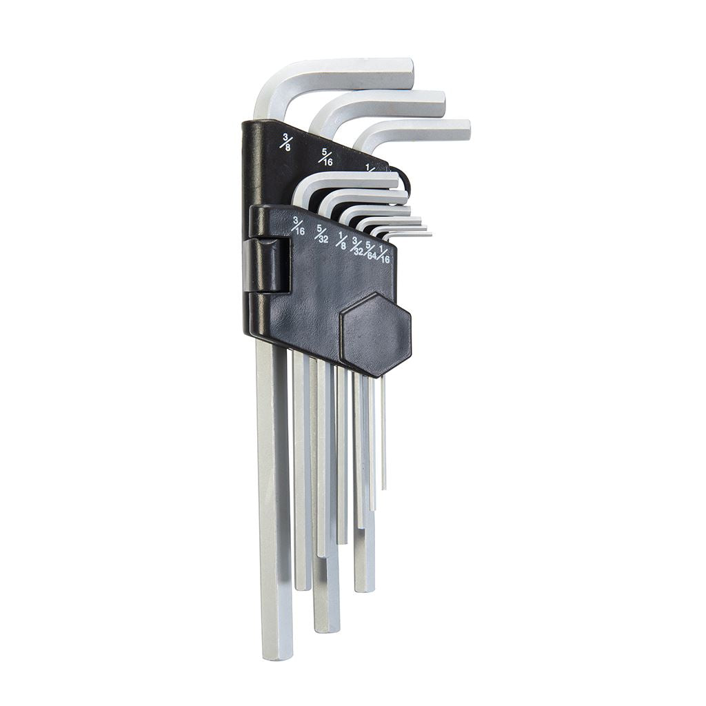 King Dick Hex Key Long Set AF 9pce - 1/16" - 3/8"