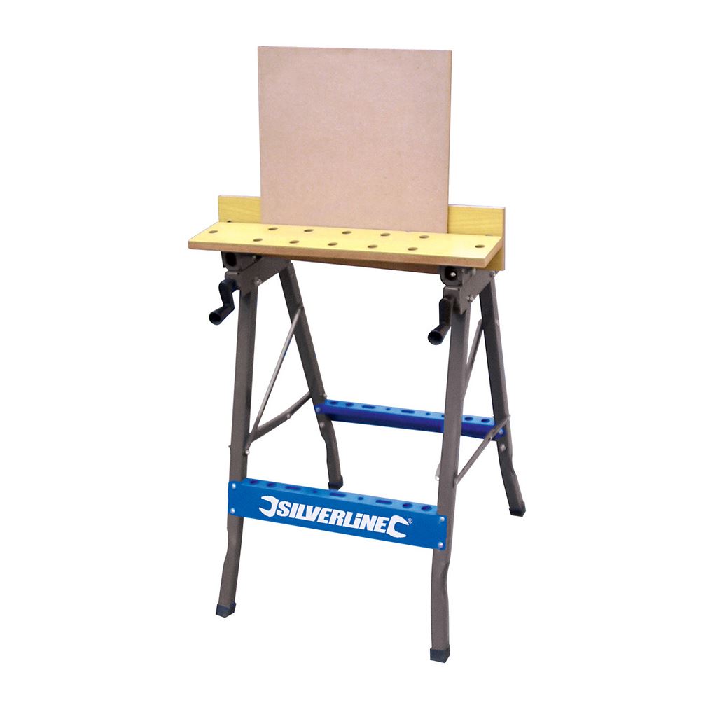 Silverline Heavy Duty Flip-Top Workbench - 150kg