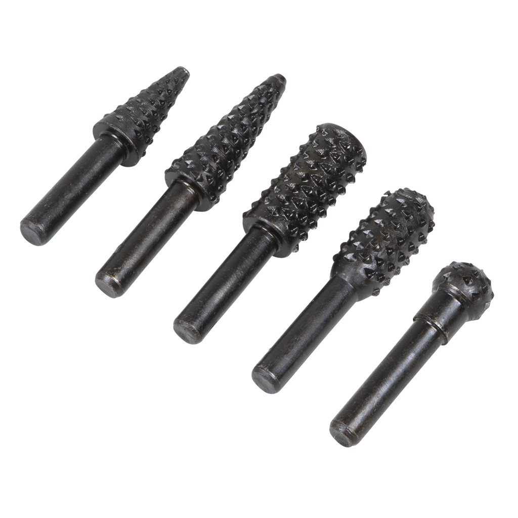 Rotary Burr Rasp Drill Bit Set 5pc