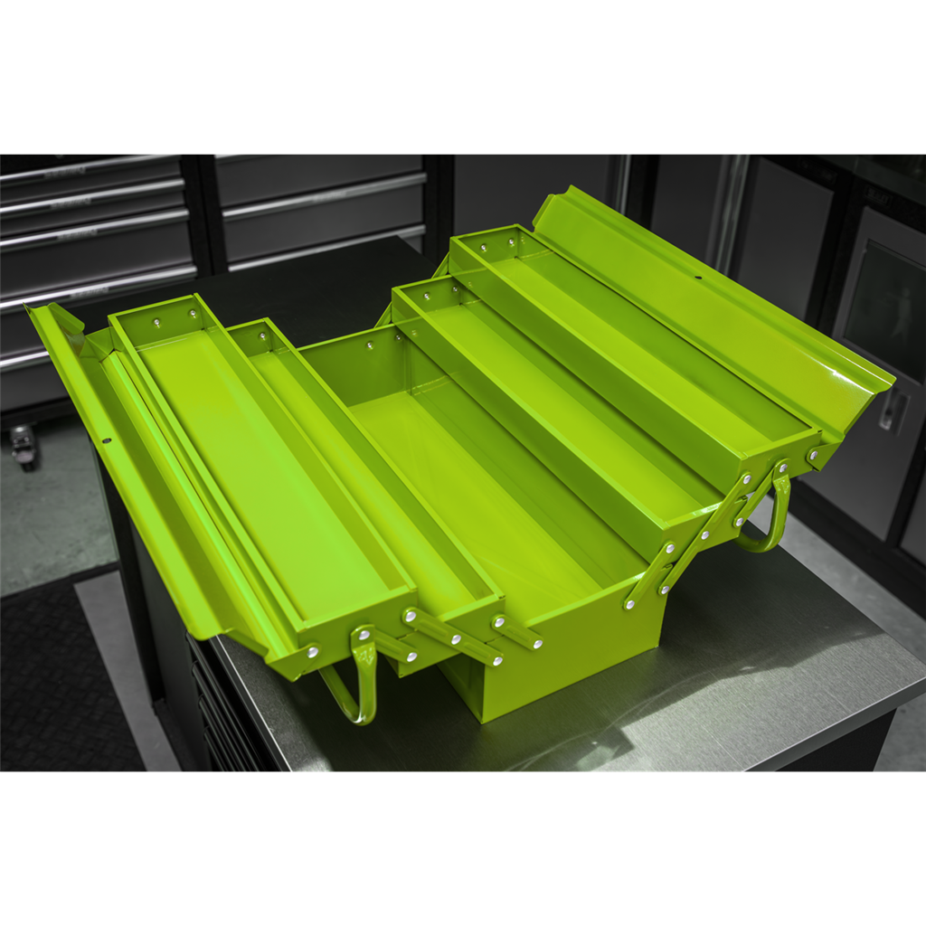 4 Tray Cantilever Toolbox 530mm - Green