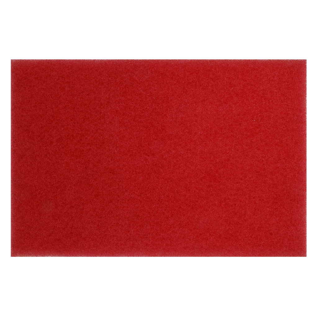 Worksafe&#174; Red Buffing Pads 12 x 18 x 1" - Pack of 5