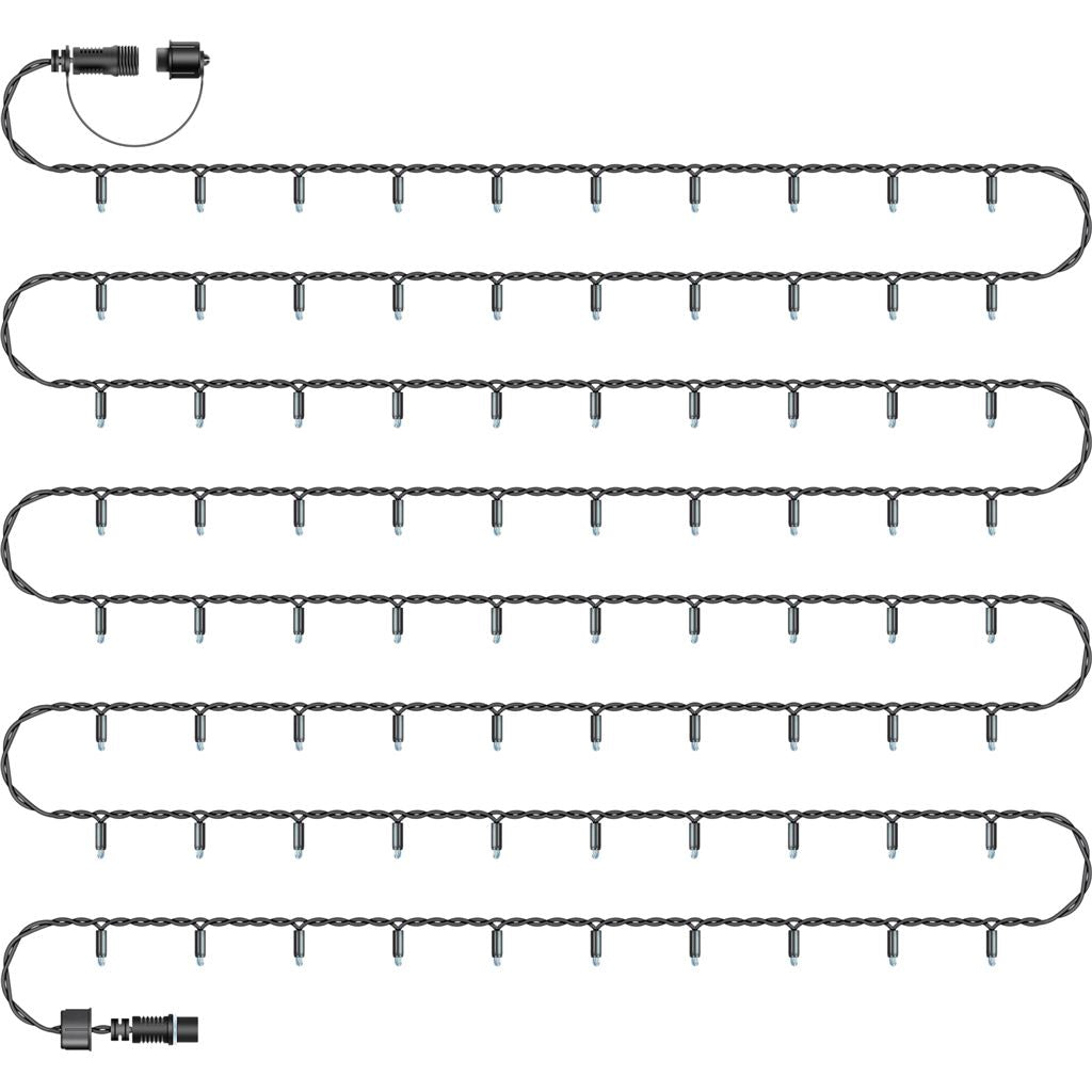 Eagle Connect LED String Lights With Black Rubber Cable