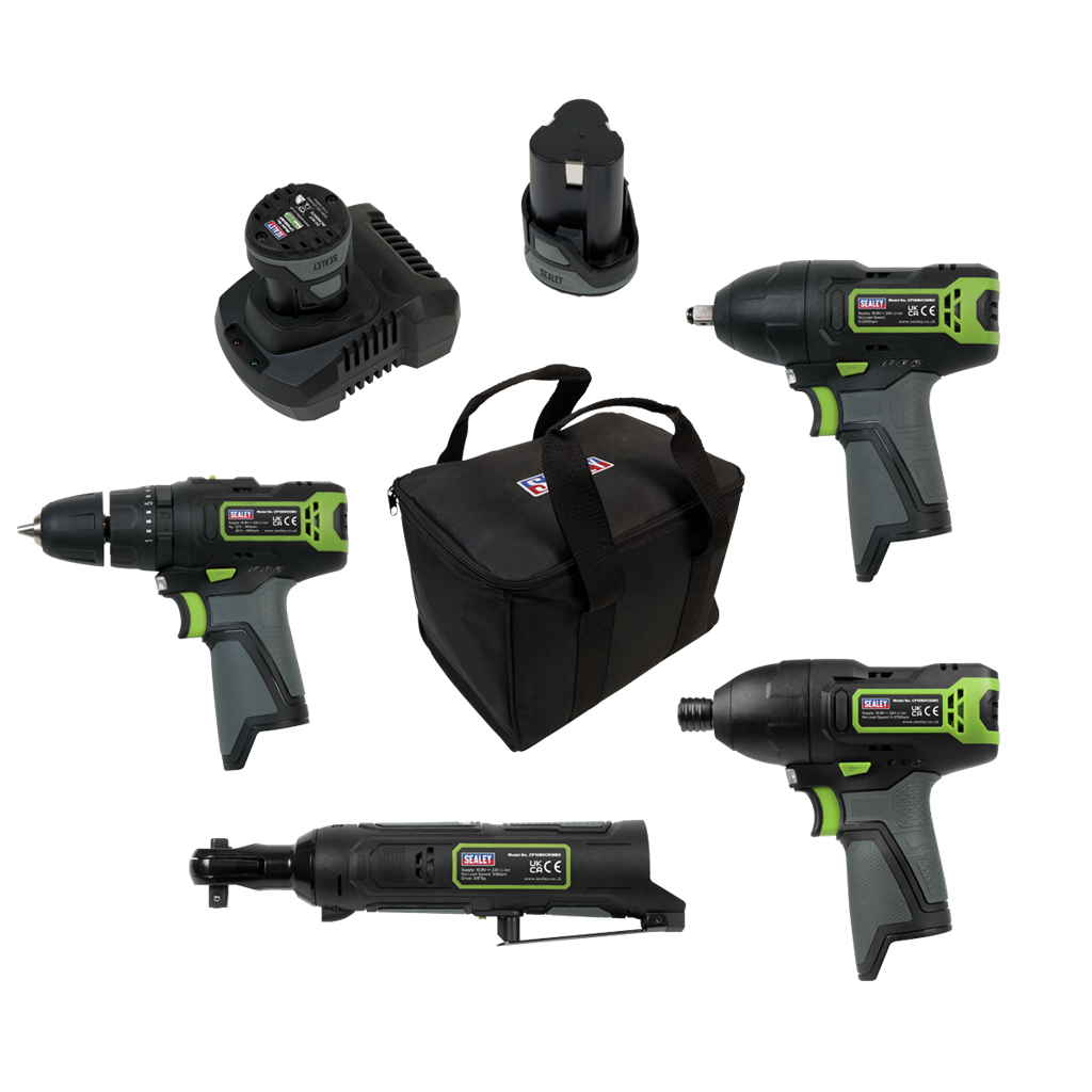 4 x SV10.8 Series Cordless Combo Kit 10.8V - 2 Batteries