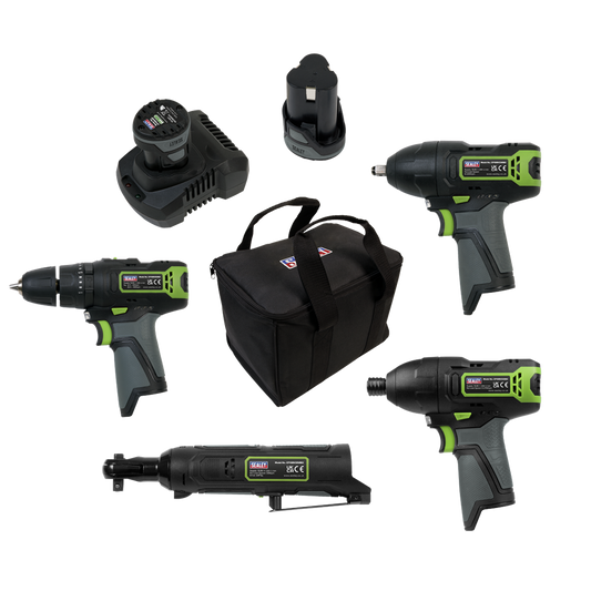 4 x SV10.8 Series Cordless Combo Kit 10.8V - 2 Batteries