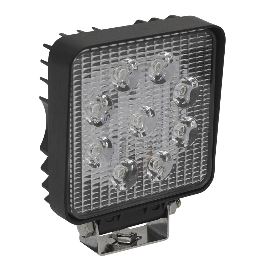 27W LED Worklight, 2160 Lumens, IP68, ECE R10 Certified, Adjustable Bracket