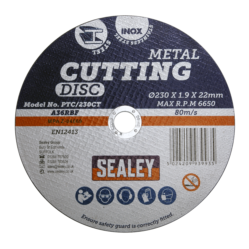 230 x 2mm Cutting Disc 22mm Bore