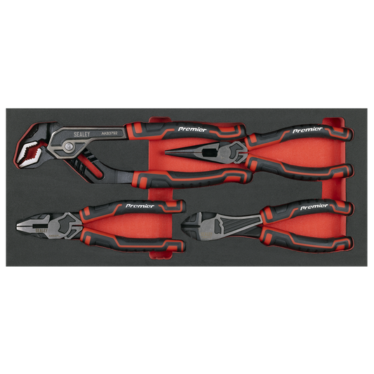 Premier Pliers Set with Tool Tray 4pc