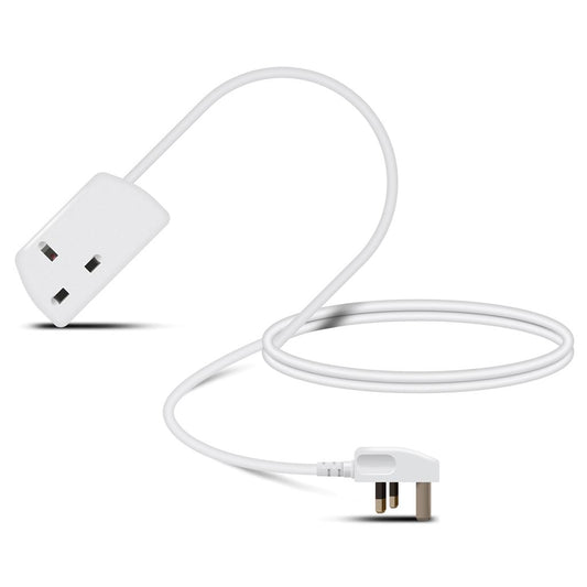 1 Eagle Single Gang Extension Lead White