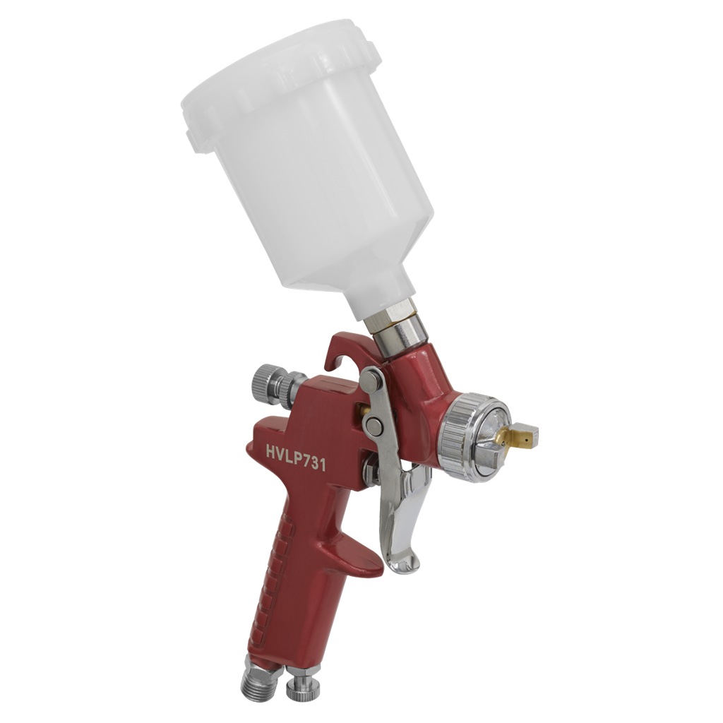 Workshop Series HVLP Gravity Feed Touch-Up Spray Gun 0.8mm Set-Up