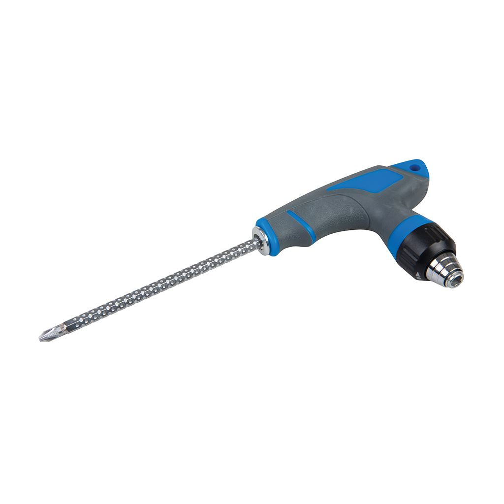 Silverline T-Handle Ratchet Screwdriver - 160mm